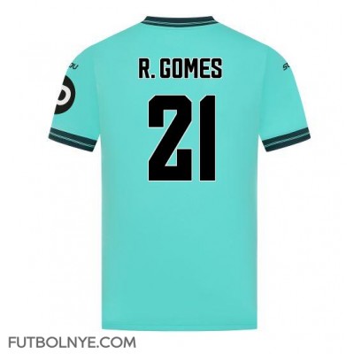 Camiseta Wolves Rodrigo Gomes #21 Visitante Equipación 2025-26 manga corta Camiseta Wolves Rodrigo Gomes #21 Visitante Equipación 2025-26 manga corta